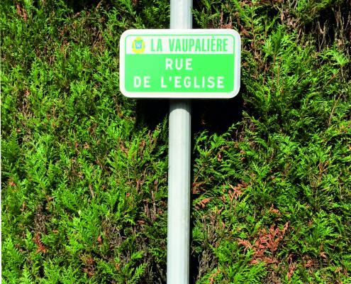 Création d'une plaque de rue pour la Mairie de La Vaupalière - Visuel
